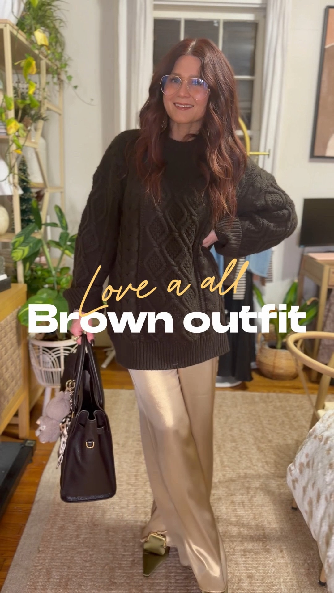 Silk pants, oversized sweaters, oversized bag and the most statement shoes ever  

#LTKootd #LTKSeasonal #LTKPetite