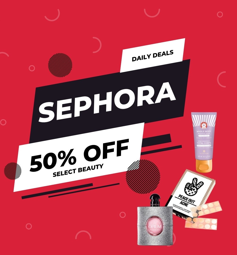 Today’s beauty steal 👀
50% off select favorites at Sephora — and the good ones always sell out first. If something’s been on your wishlist, now is the moment to grab it.

Tap to shop before midnight. ✨

#sephorafinds #beautydeals #makeupdeals #skincaredeals #fragrancedeals

#LTKBeauty #LTKSaleAlert