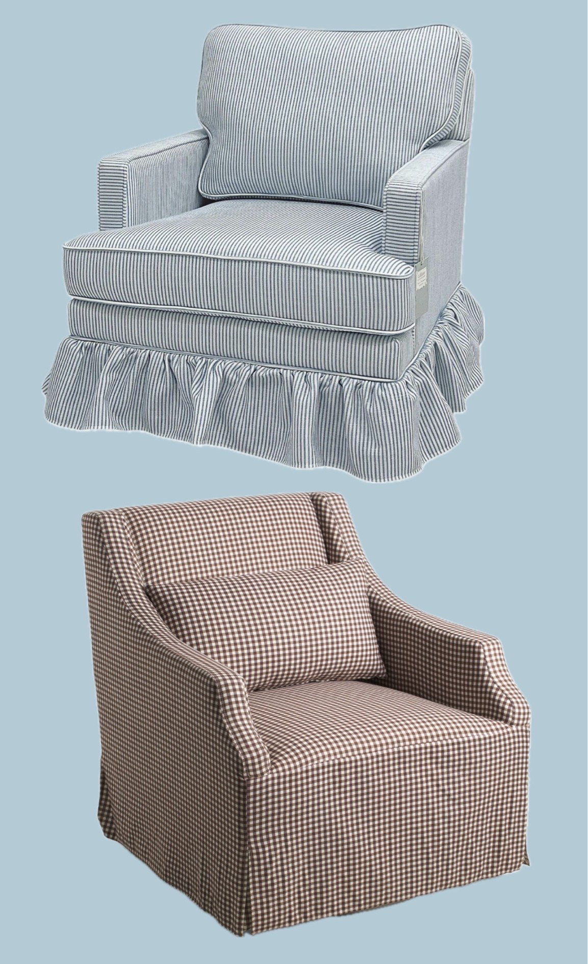 New swivel chairs by Lillian August