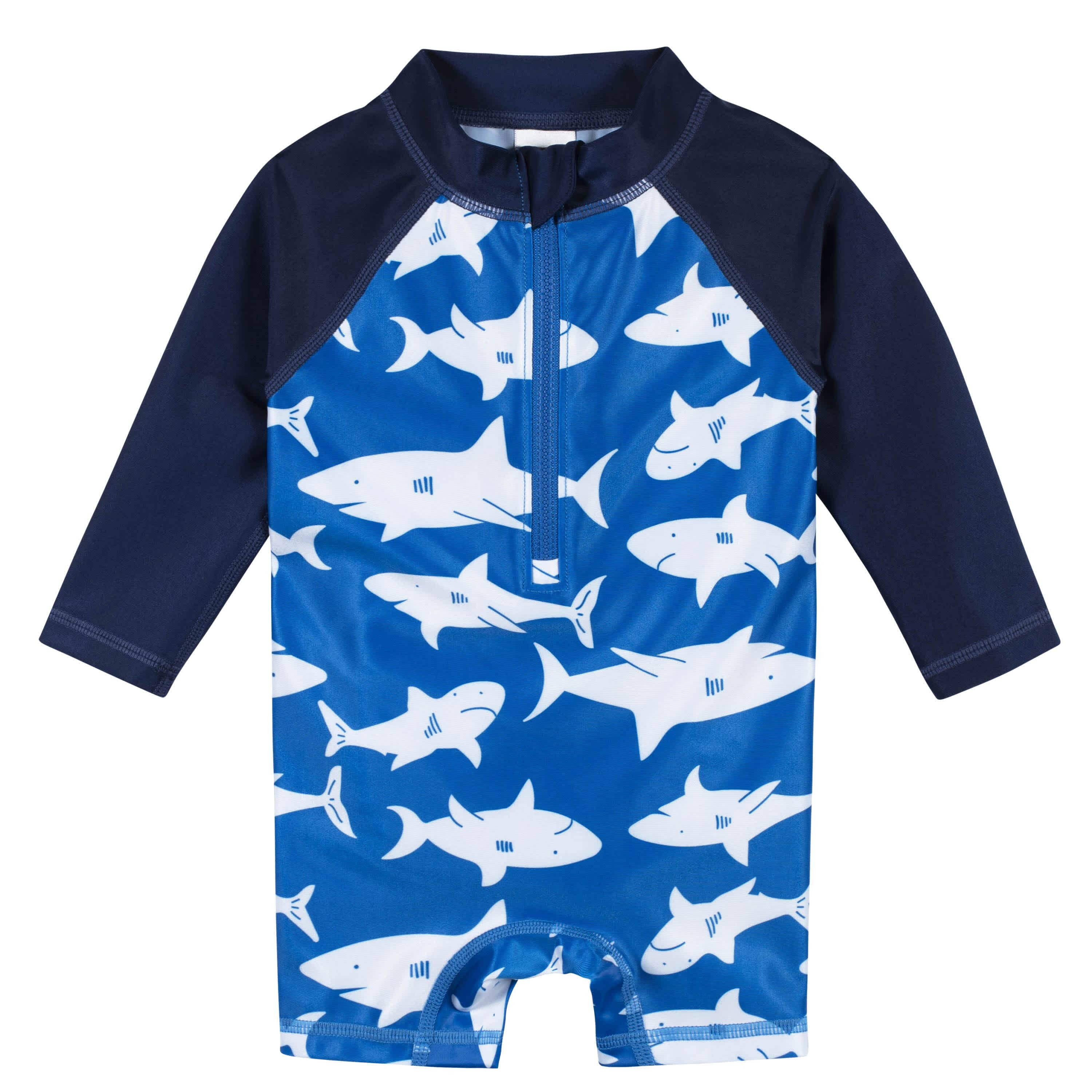 Toddler Boys UPF 50+ Shark Zone Rash Guard, 5T | Gerber Childrenswear