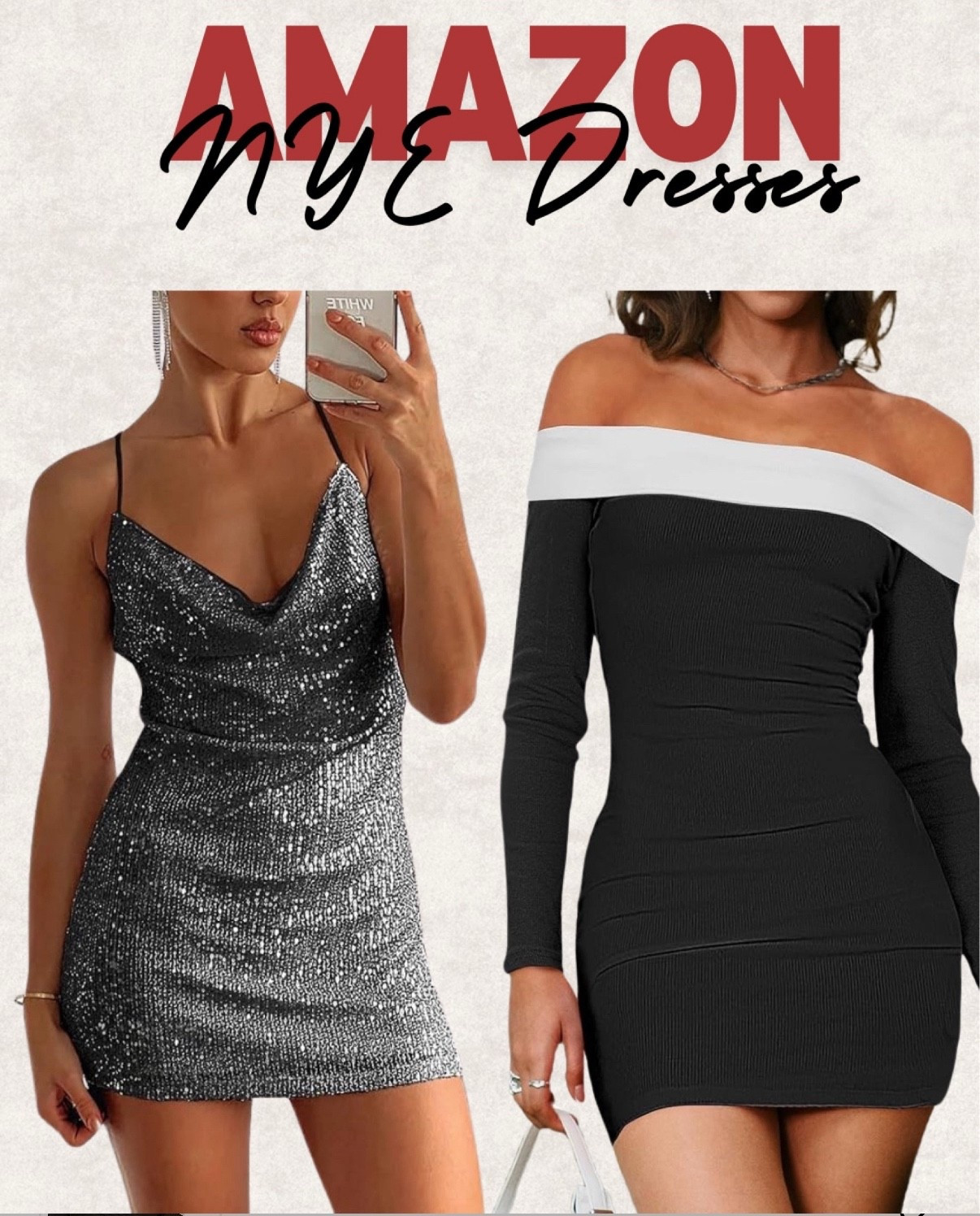 NYE Outfit from Amazon
NYE, NYE dress, NYE party outfit, Amazon fashion, Amazon dress, Amazon cocktail dress, black dresses, Amazon NYE outfit, New Year’s Eve, New Year’s Eve party outfit, New Year’s Eve dress, silver, gold

#LTKParties 

#LTKHoliday #LTKFindsUnder100 #LTKFindsUnder50