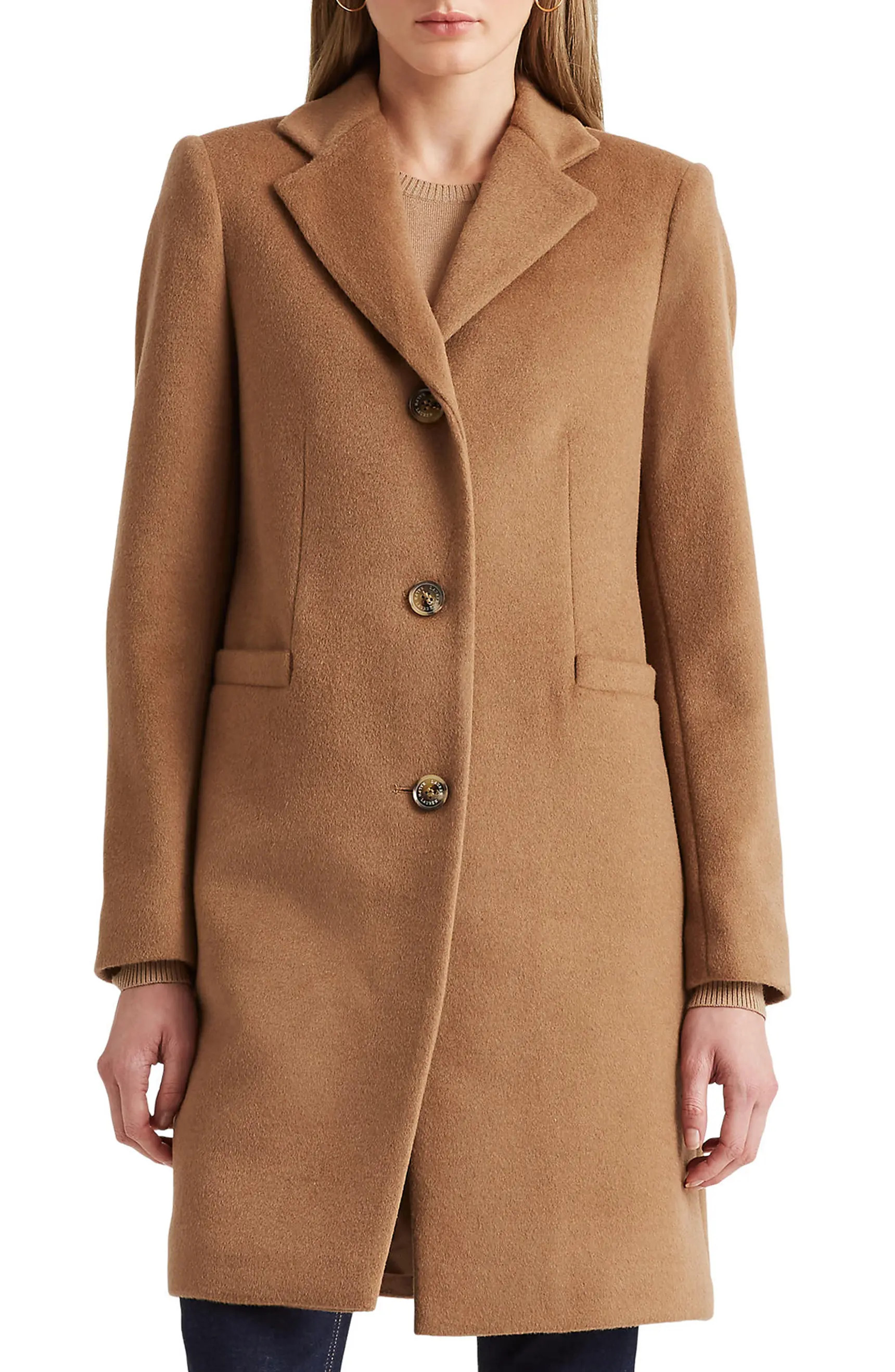 Reefer Wool Blend Coat | Nordstrom