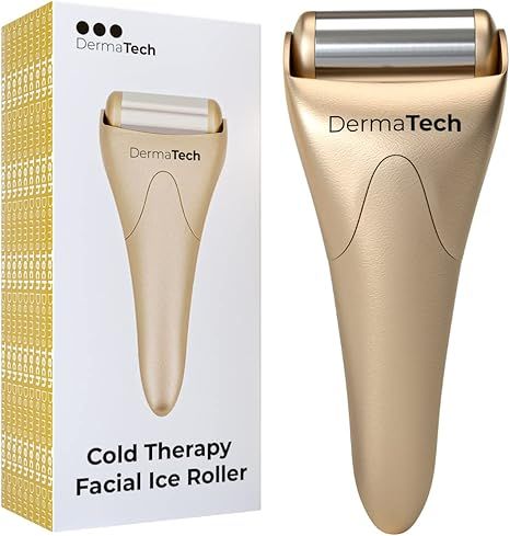 DermaTech Skincare Cold Therapy Facial Ice Roller | Ice Roller for Face & Eye Puffiness Relief | ... | Amazon (US)