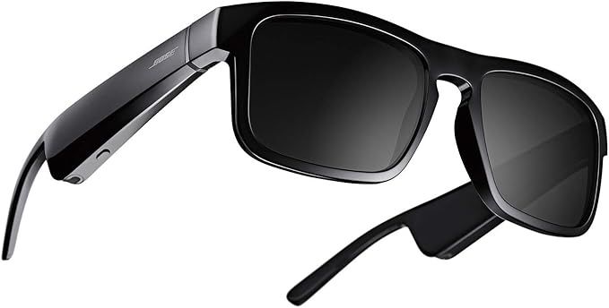 Bose Frames Tenor, Smart Glasses, Bluetooth Audio Sunglasses, with Open Ear Headphones, Rectangul... | Amazon (US)