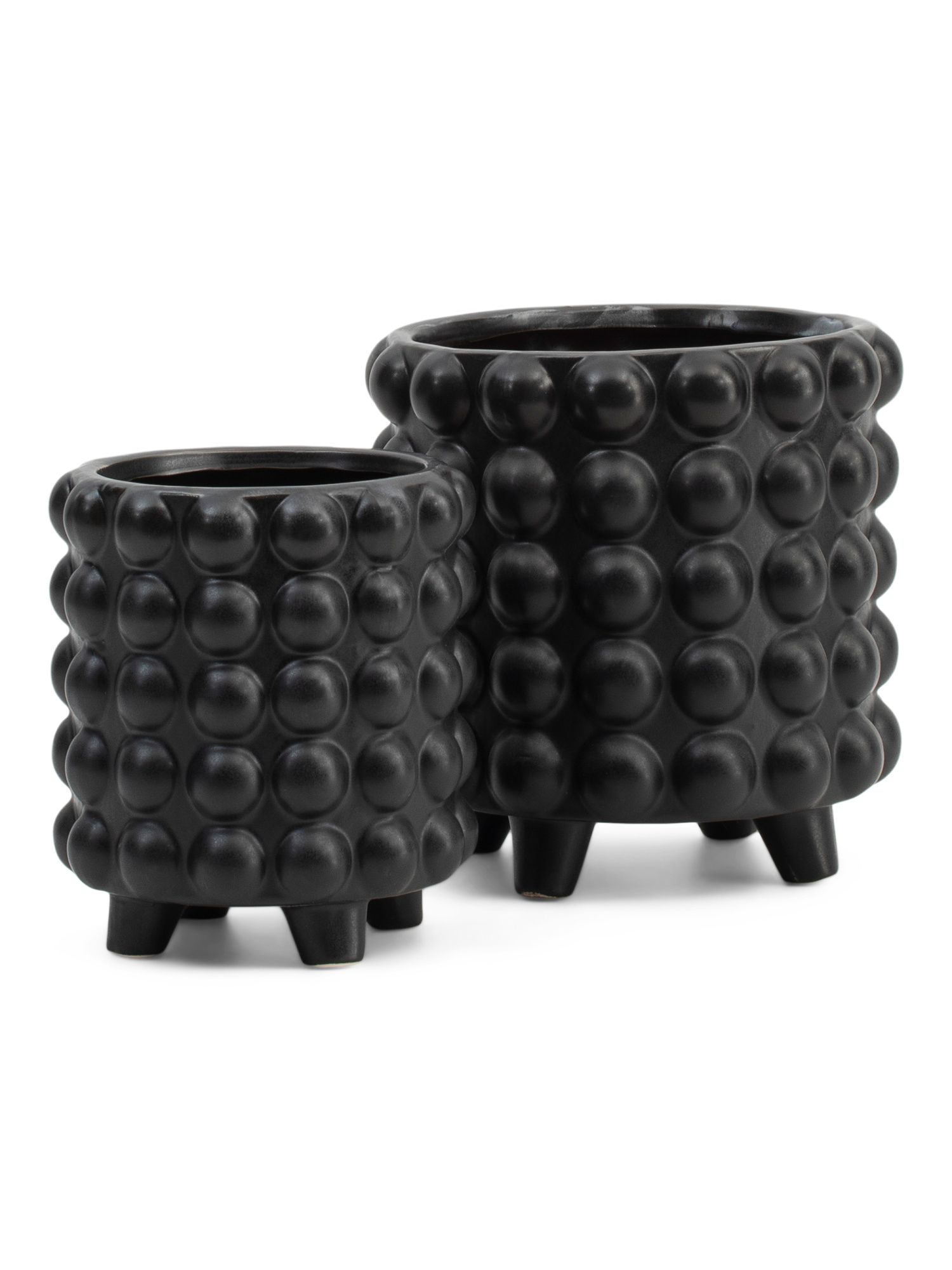 Set Of 2 Bubble Footed Planters | TJ Maxx