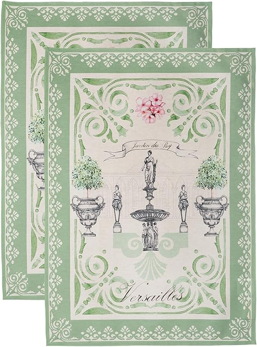Maison d' Hermine Kitchen Towels Set of 2 100% Cotton 27.50" x 20" Reusable Cloth Tea Dish Towels... | Amazon (US)