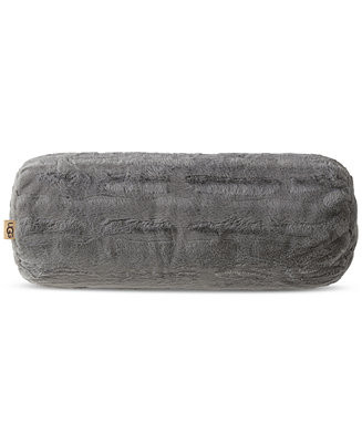 UGG® Valor Carved Faux-Fur Decorative Pillow, 8 | Macy's