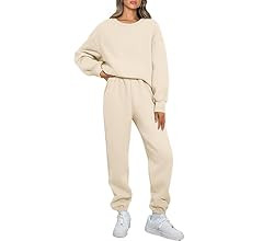 AUTOMET Womens 2 Piece Outfits Sweatsuit Oversized Sweatshirt Lounge Sets Baggy Sweatpants Fall F... | Amazon (US)