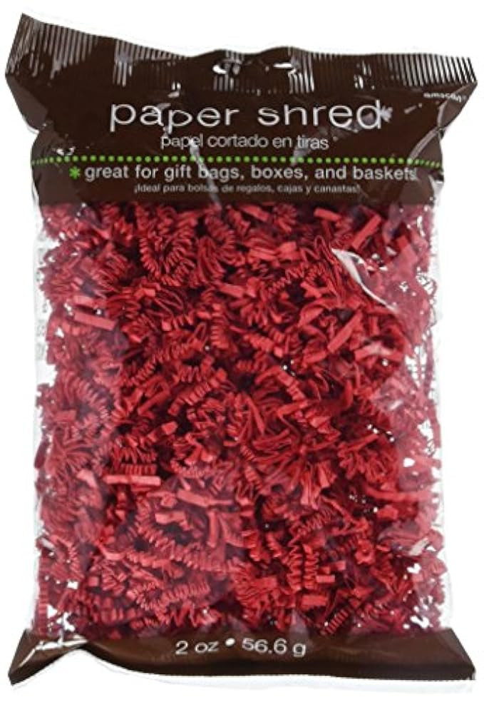 Amscan Red Paper Shred | Amazon (US)