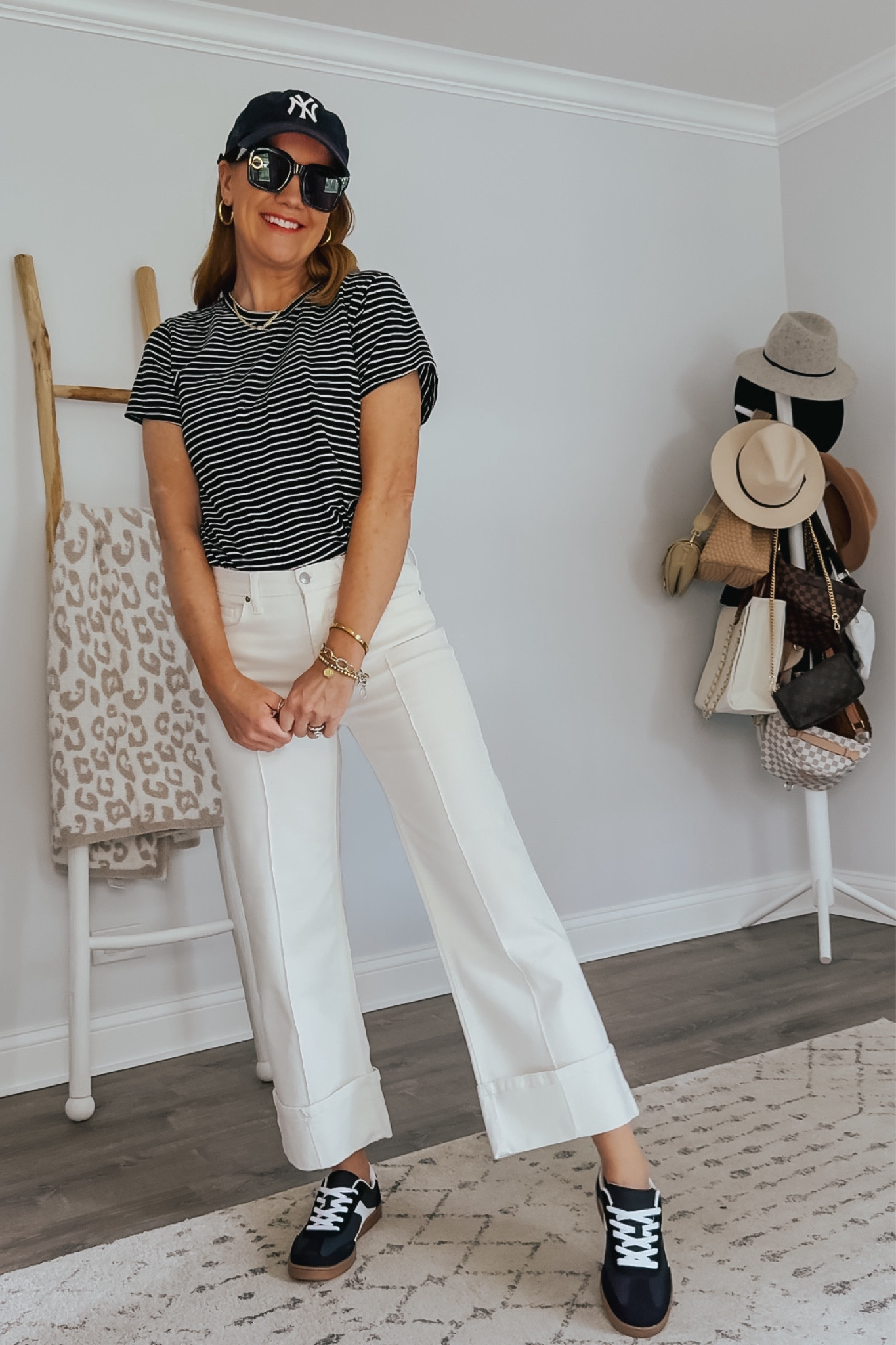 Fall outfit, Walmart new arrivals
$29 wide leg white jeans TTS 4
$20 look for less sneakers size down 1/2

#LTKBacktoSchool #LTKFindsUnder50 #LTKStyleTip