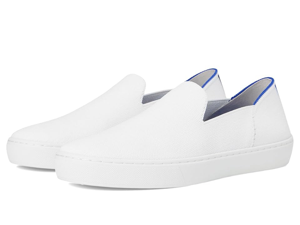Rothy's The Original Slip On Sneakers Women's Shoes Bright White : 5.5 M, Synthetic | Zappos