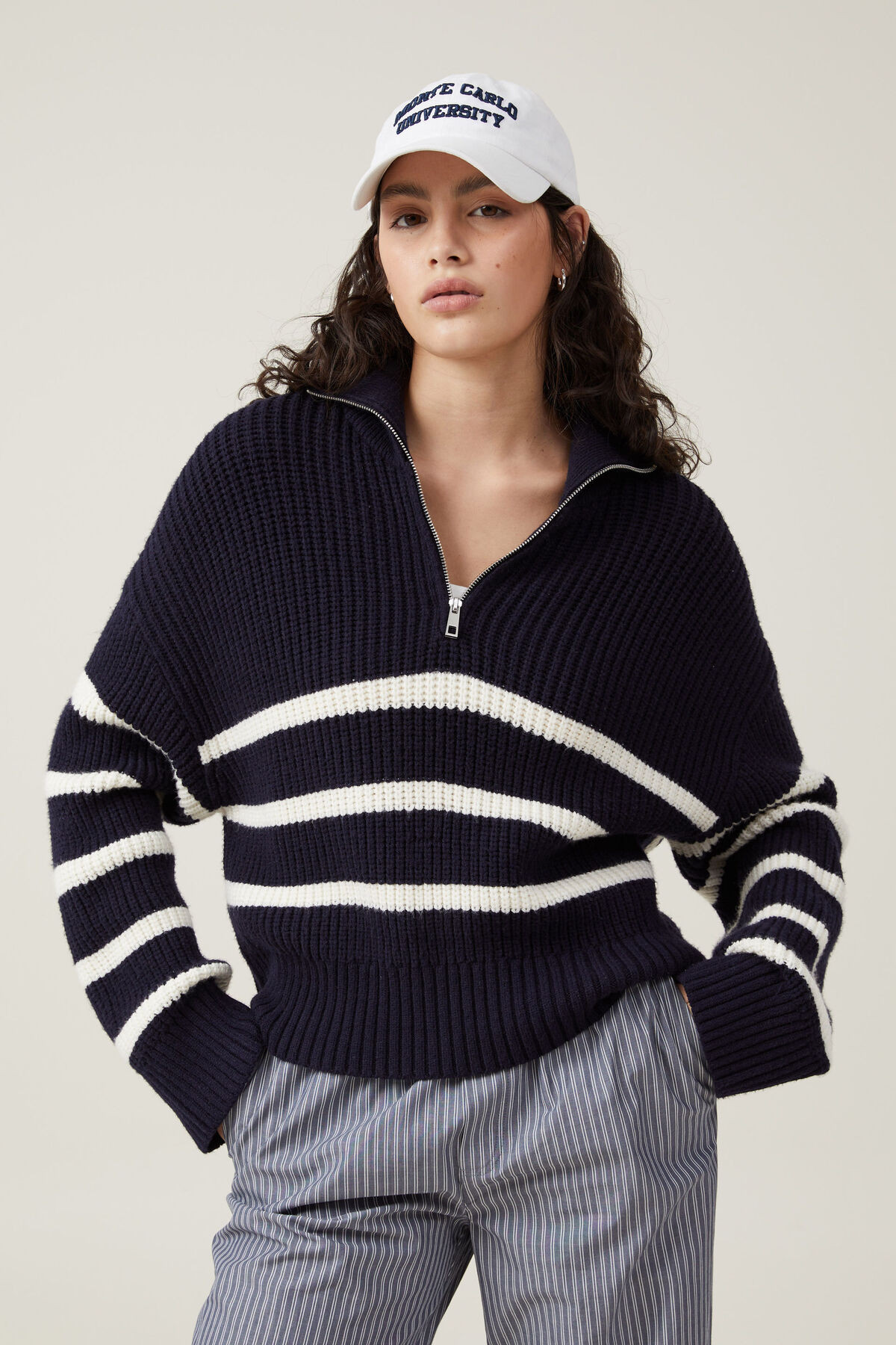 Luxe Collar Half Zip | Cotton On (ANZ)