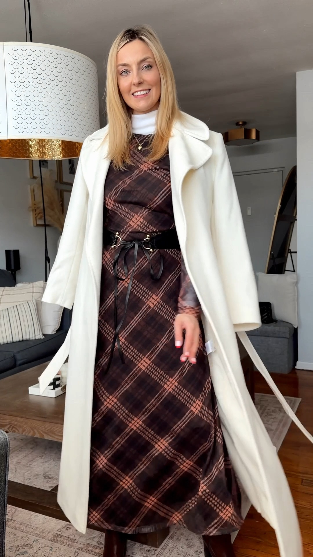 This formula has been living in my head for way too long: maxi dress + layers + fleece tights.

Winter outfit idea • dressy outfit • maxi dress • winter wear  • white coat • winter coat 

#LTKootd #LTKValentine #LTKgrwm