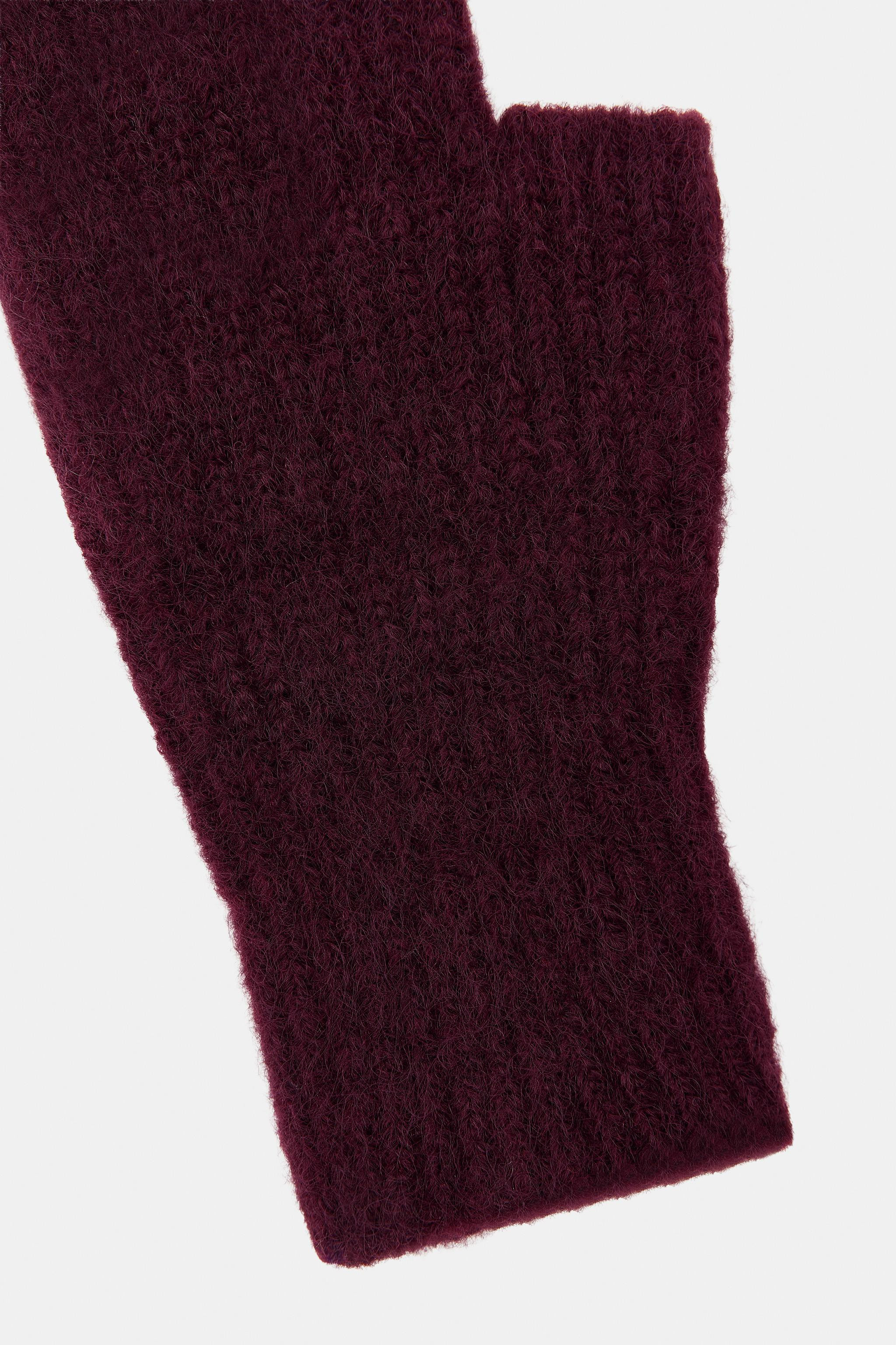 SHORT KNIT MITTENS | Zara US