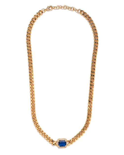 Jules Chain Necklace Sapphire | VICI