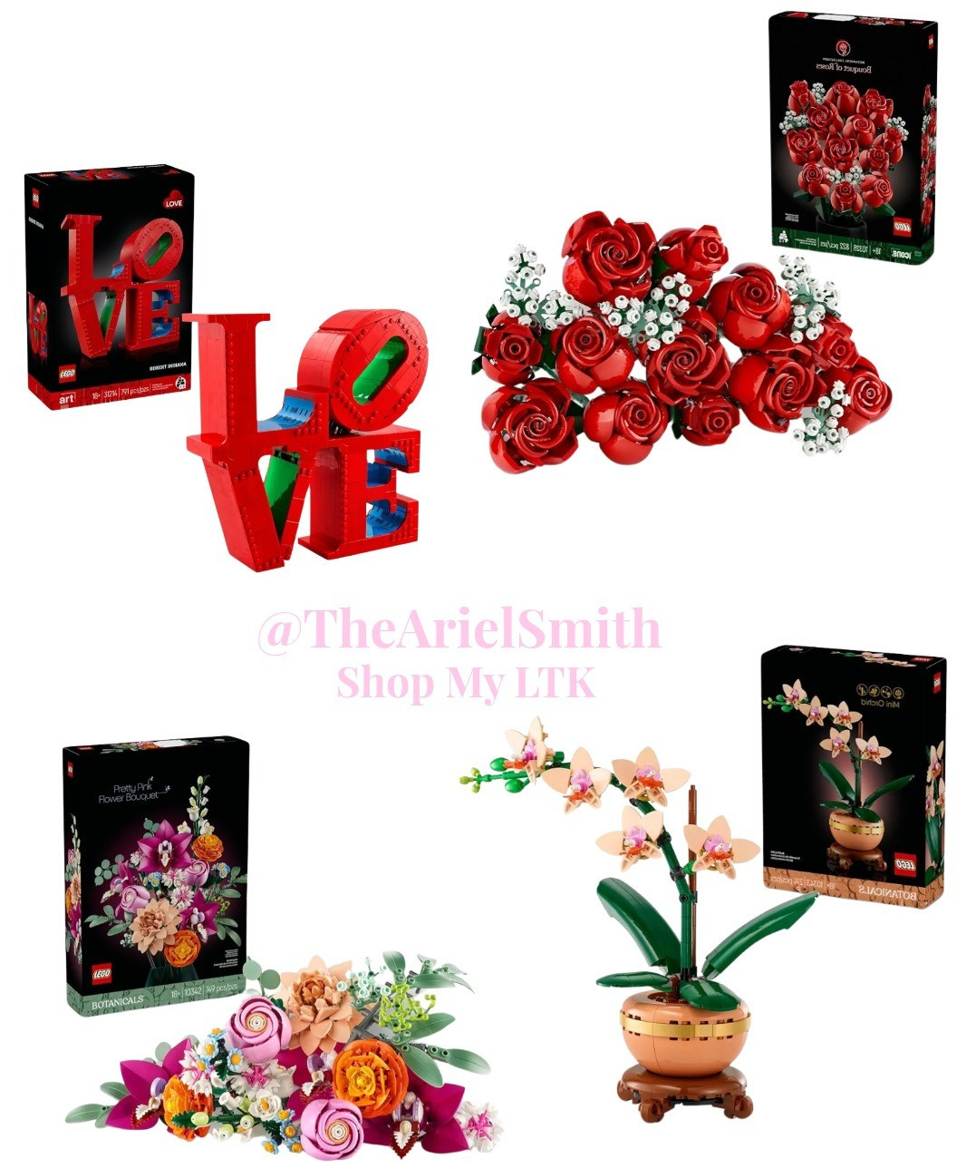 Valentine's Day 💕 is around the corner! Check out some of Amazon's Top 100+ Gifts For Her! 😍1. LEGO Art Love Collectible Building Set - DIY Kit for Adults, Ages 18+ - Gift for Valentines Day - Home Decor to Display on Table.2. LEGO Botanicals Bouquet of Roses Artificial Flowers - Fake Red Roses Building Set for Adults, Ages 18+ - Gifts for Valentines Day for Her - Home Decor for Table Display.3. LEGO Botanicals Pretty Pink Flower Bouquet Building Set for Adults - Gifts for Valentines Day for Her- Artificial Flowers for Decor or Table Display.4. LEGO Botanicals Mini Orchid Building Set - Artificial, for Home Decor, Adults Ages 18+ - Gift for Birthdays - Indoor Plant Decorations for Table, Desk, Office. Which one are you getting or adding to your wishlist? #LTKGifts

#LTKValentine #LTKselfcare #LTKHome