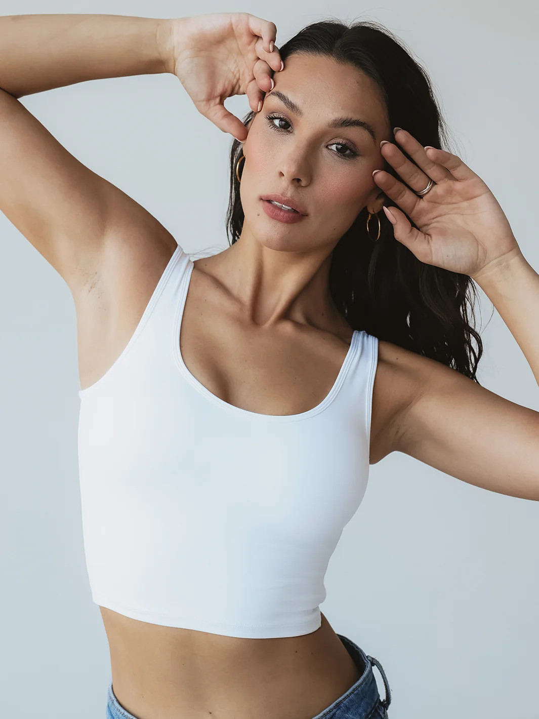 Scoop Neck Brami (Crop) | Klassy