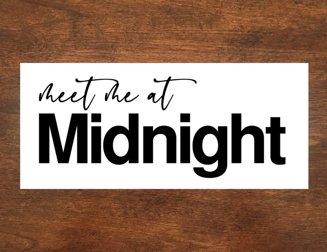 Meet Me At Midnight Iron on Heat Transfer - Taylor Swift - The Eras Tour - Vinyl Transfer Iron on... | Etsy (US)