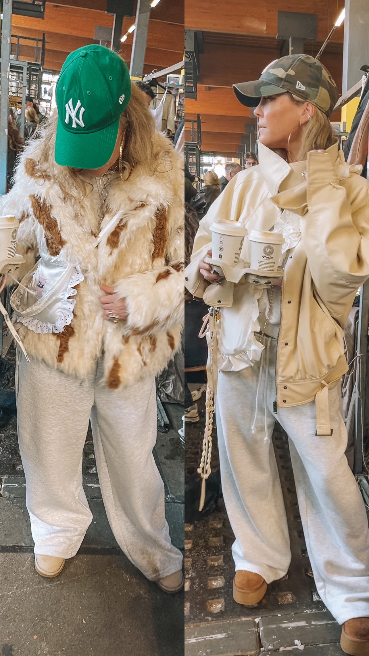 Streetstyle oversized jogger set and cozy ugg boots + caps x2 and some statement jackets 

#LTKootd