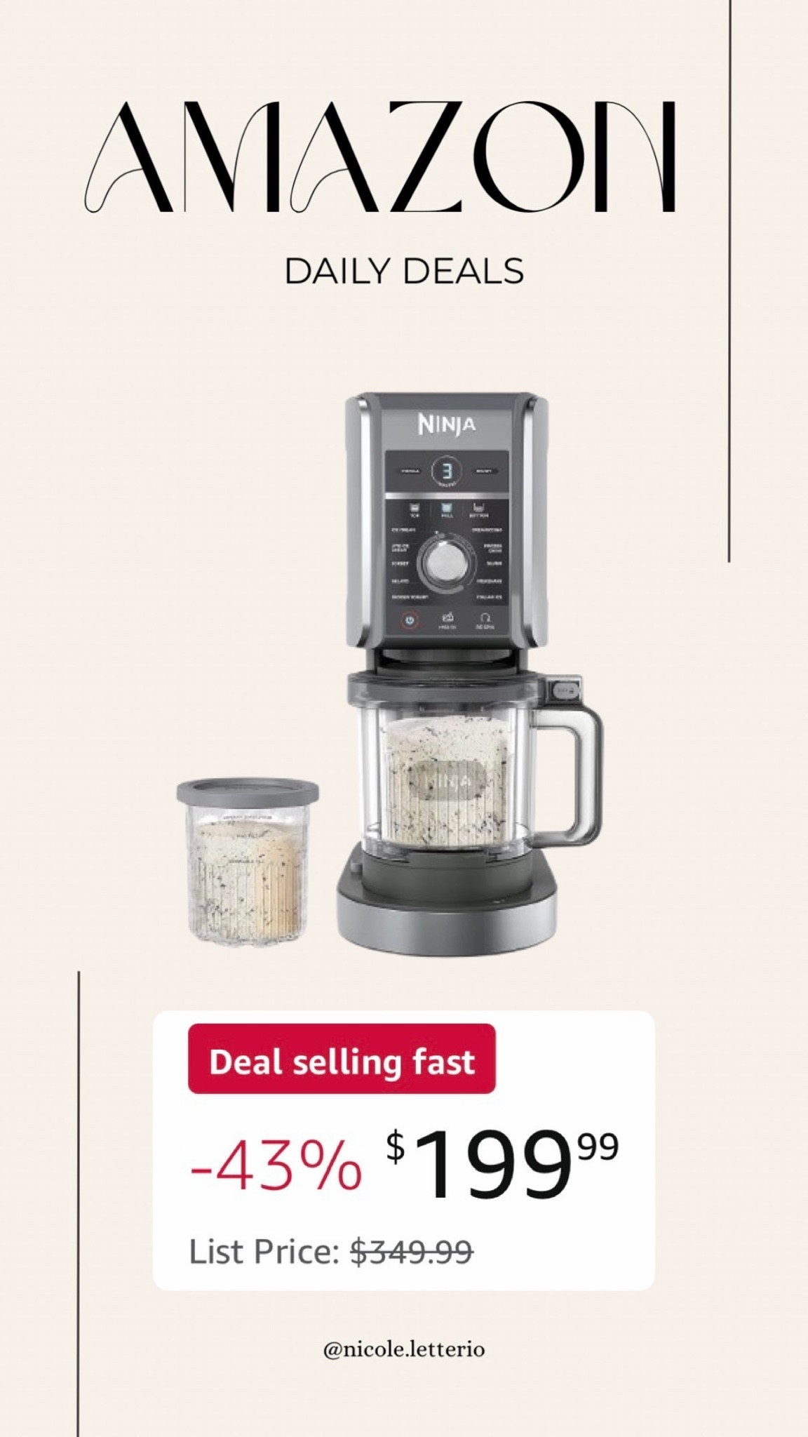 Ninja CREAMi on sale!!

#LTKhome #LTKsale