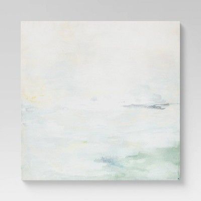 30&#34; x 30&#34; Abstract Framed Wall Canvas Green - Threshold&#8482; | Target