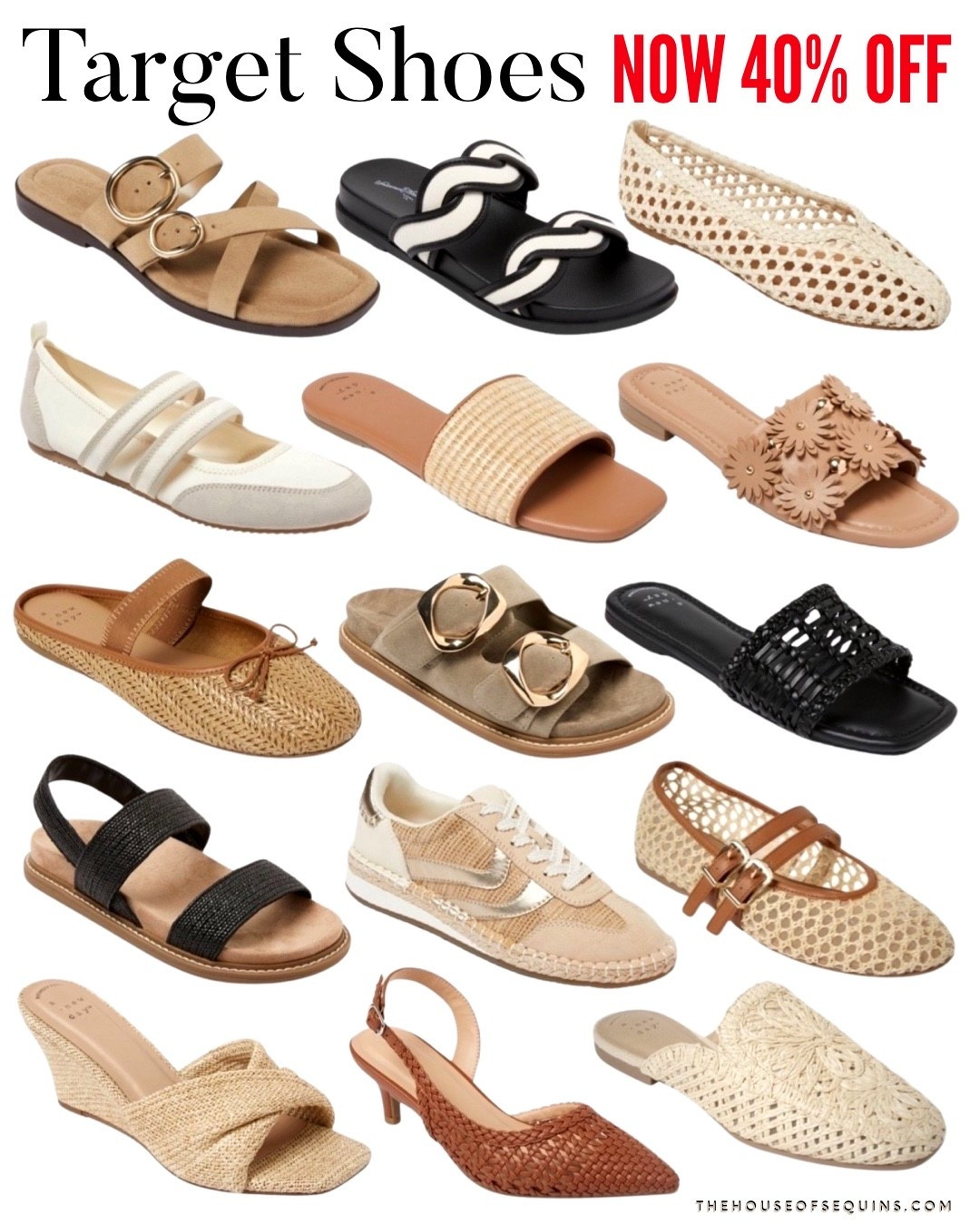 Target sandals NOW 40% OFF!