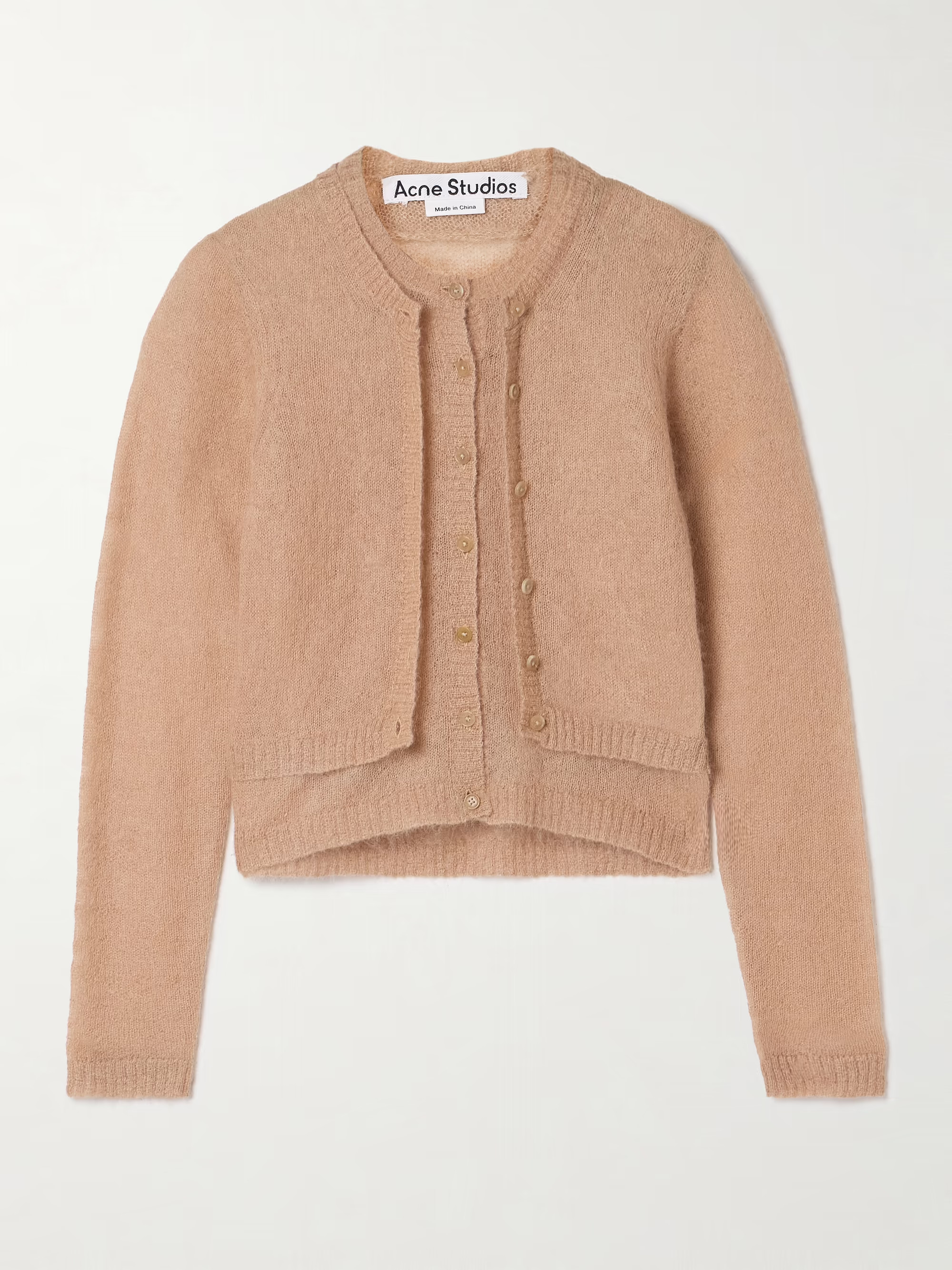 Mohair-blend cardigan | NET-A-PORTER APAC