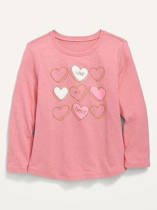 Long-Sleeve Graphic Tee for Toddler Girls | Old Navy (US)