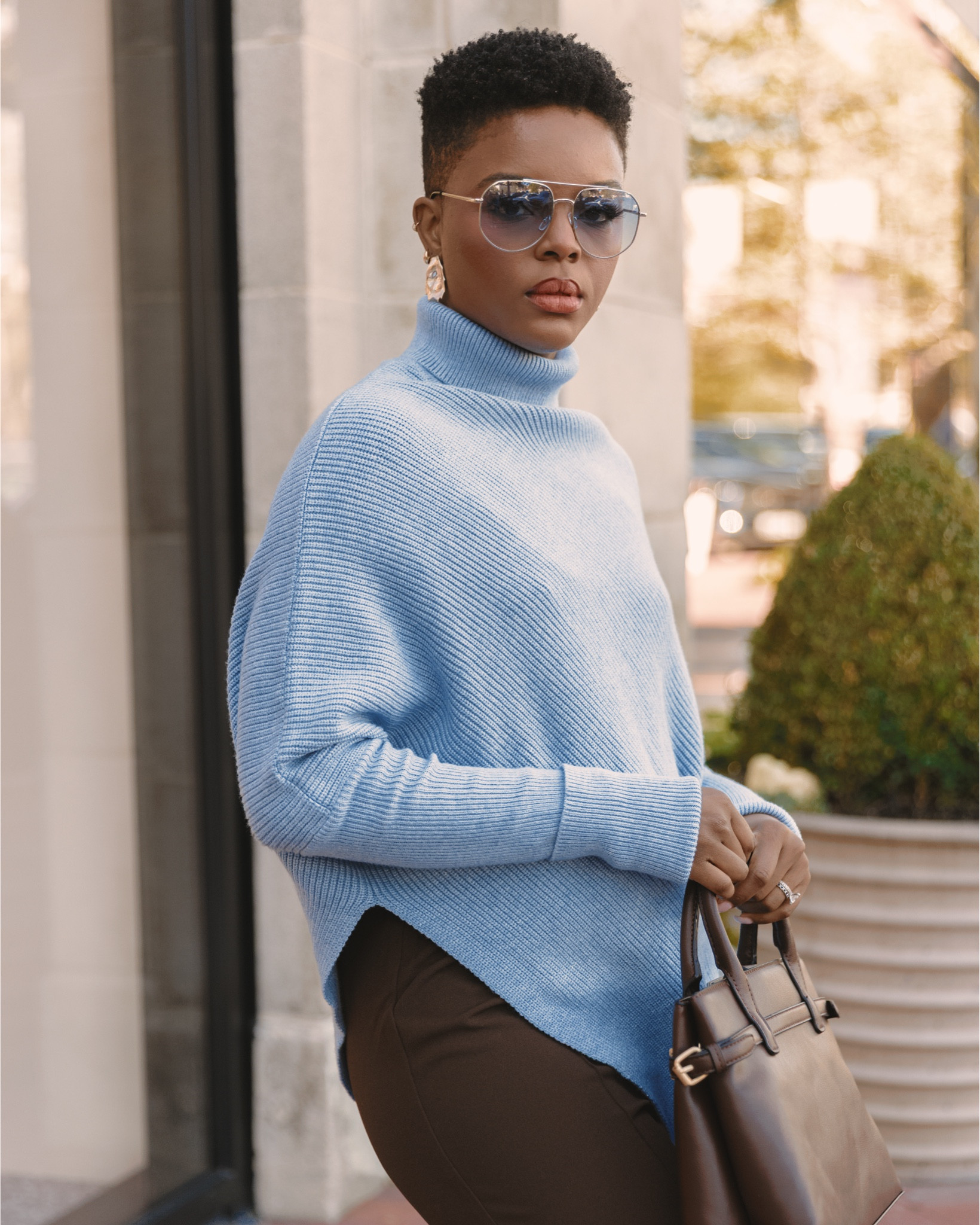 Soft hues, strong presence 🤎✨ Pairing powder blue with rich chocolate tones for an effortless yet refined fall look! #LuxuryMinimalism #FallStyleEdit #CapsuleWardrobe #EffortlessChic 


#LTKStyleTip #LTKShoeCrush #LTKootd