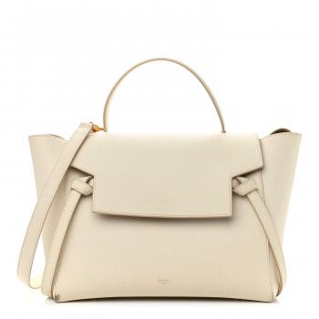 CELINE

Grained Calfskin Mini Belt Bag White | Fashionphile