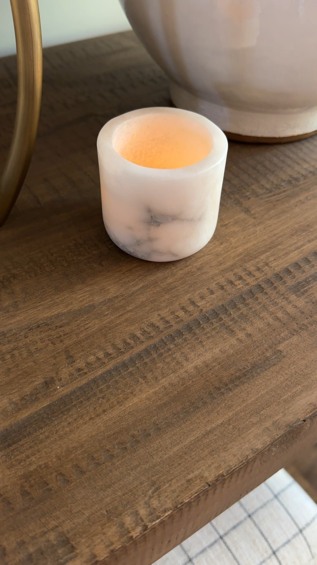 The most beautiful tea light holder.  The veining in the marble makes these so unique!

#LTKSaleAlert #LTKHome #LTKVideo