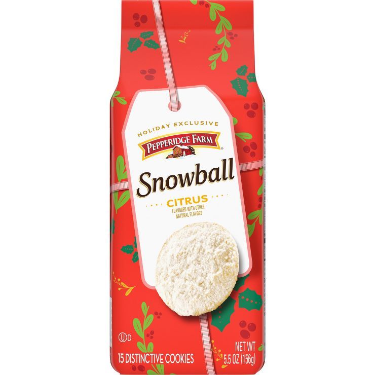 Pepperidge Farm Snowball Citrus Cookies - 5.5oz | Target