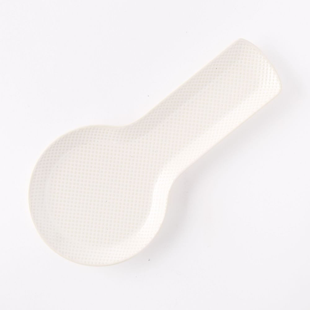 Textured Stoneware Spoon Rest | West Elm (US)