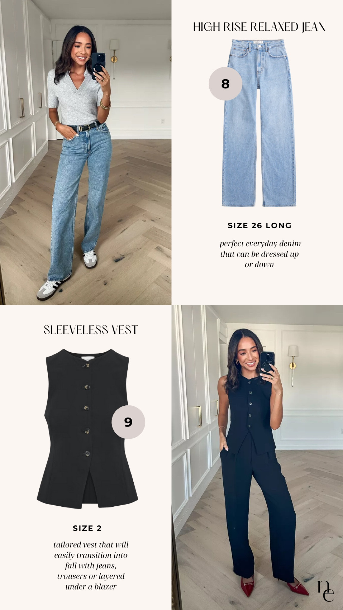 Last weeks best seller! Wearing size xs top, size 26 long denim, size 2 vest and size 4 reg black pants - I’m 5’8” wearing a kitten heel 


Work outfit 
Office outfit 
Workwear 
Fall fashion 
Fall outfit 
Casual outfit 

#LTKfindsunder100 #LTKstyletip #LTKSeasonal
