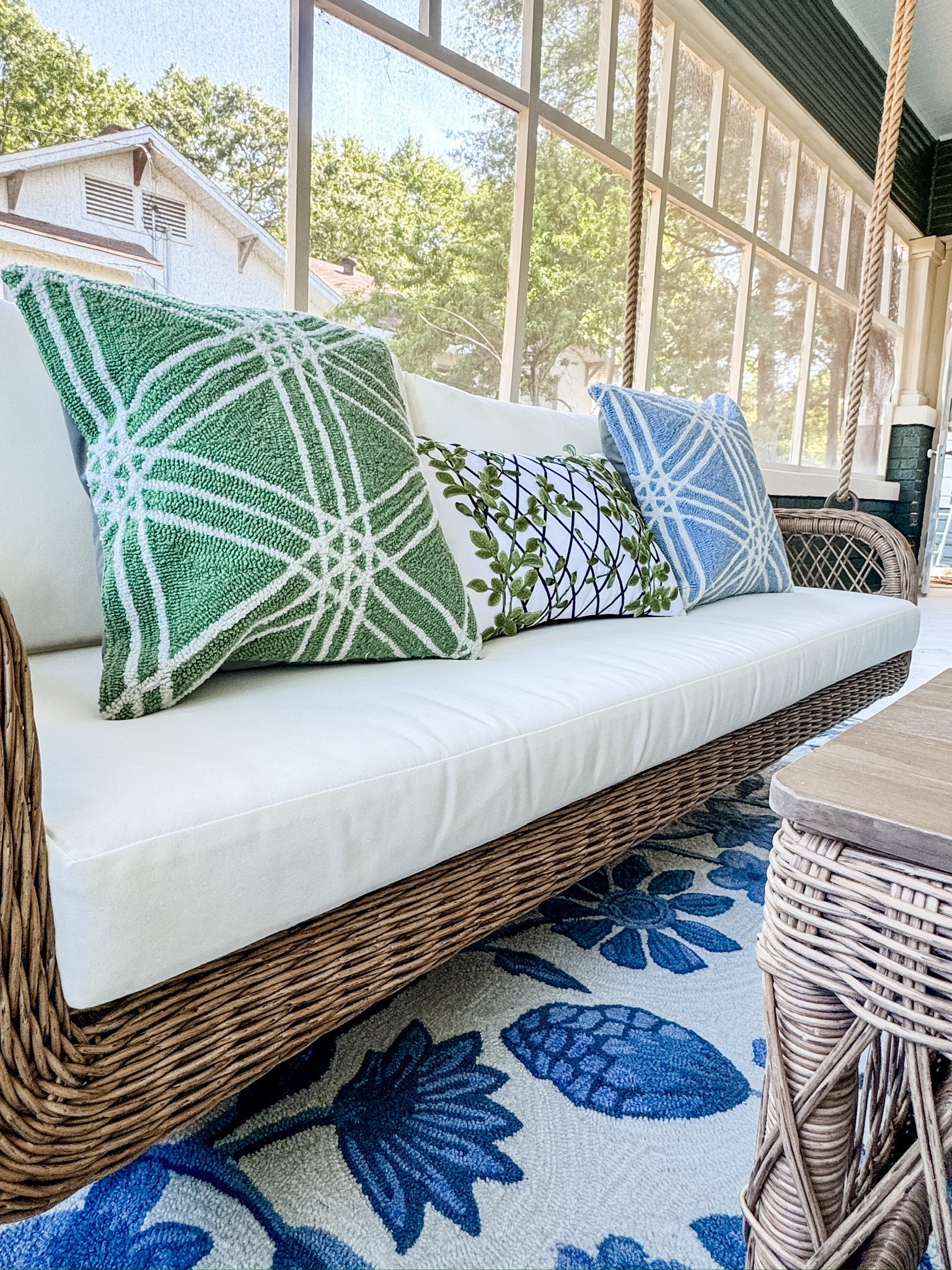 Spring porch refresh!

Home, home refresh, home decor, outdoors, outdoor living, porch, spring porch, front porch, porch swing, throw pillows, outdoor rug 

#LTKHome #LTKStyleTip #LTKOver40