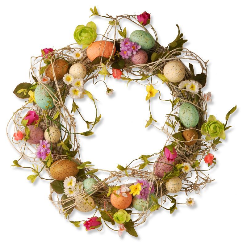 18" Garden Accents Easter Egg Wreath - National Tree Company | Target