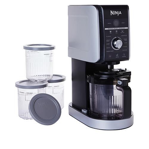 Ninja™ Creami® Deluxe 11-in-1 XL Frozen Treat Maker with Extra Pints - Silver | HSN