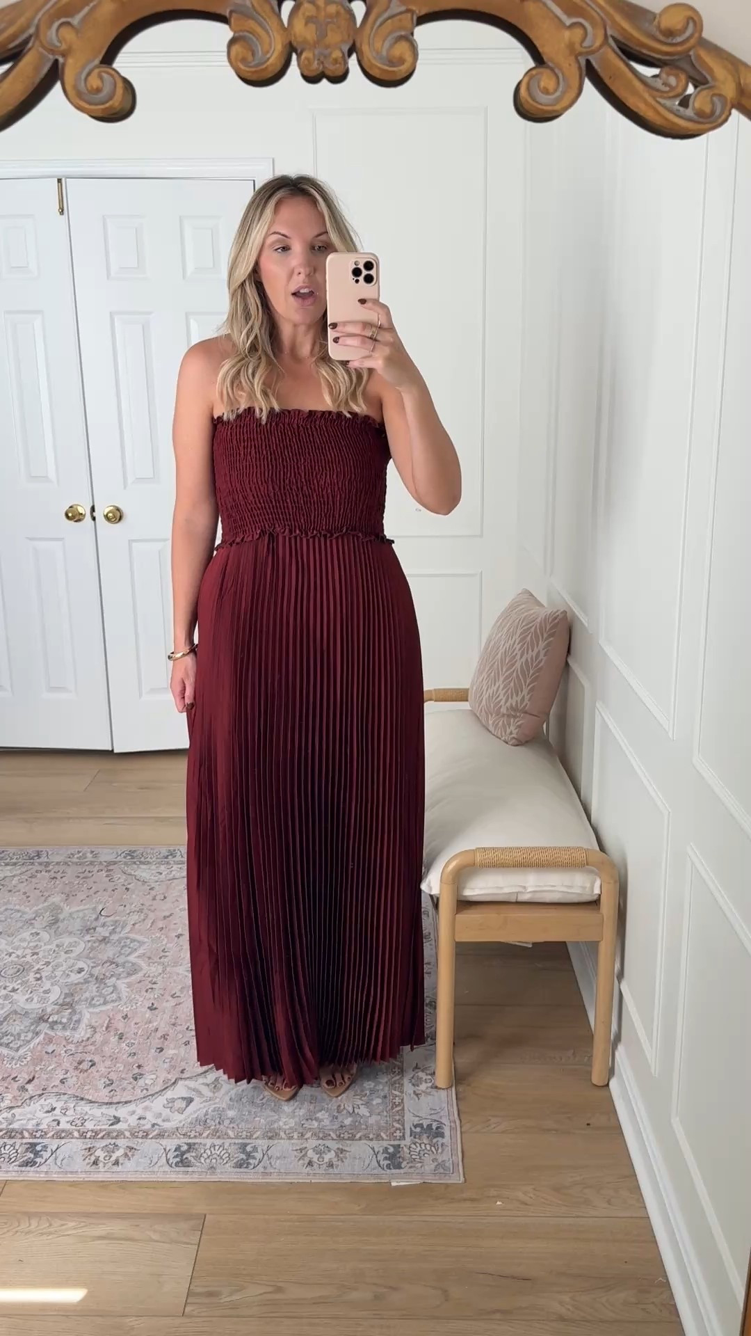 Wedding guest dress - fall occasion dress - wearing a large 

#LTKStyleTip #LTKMidsize #LTKWedding