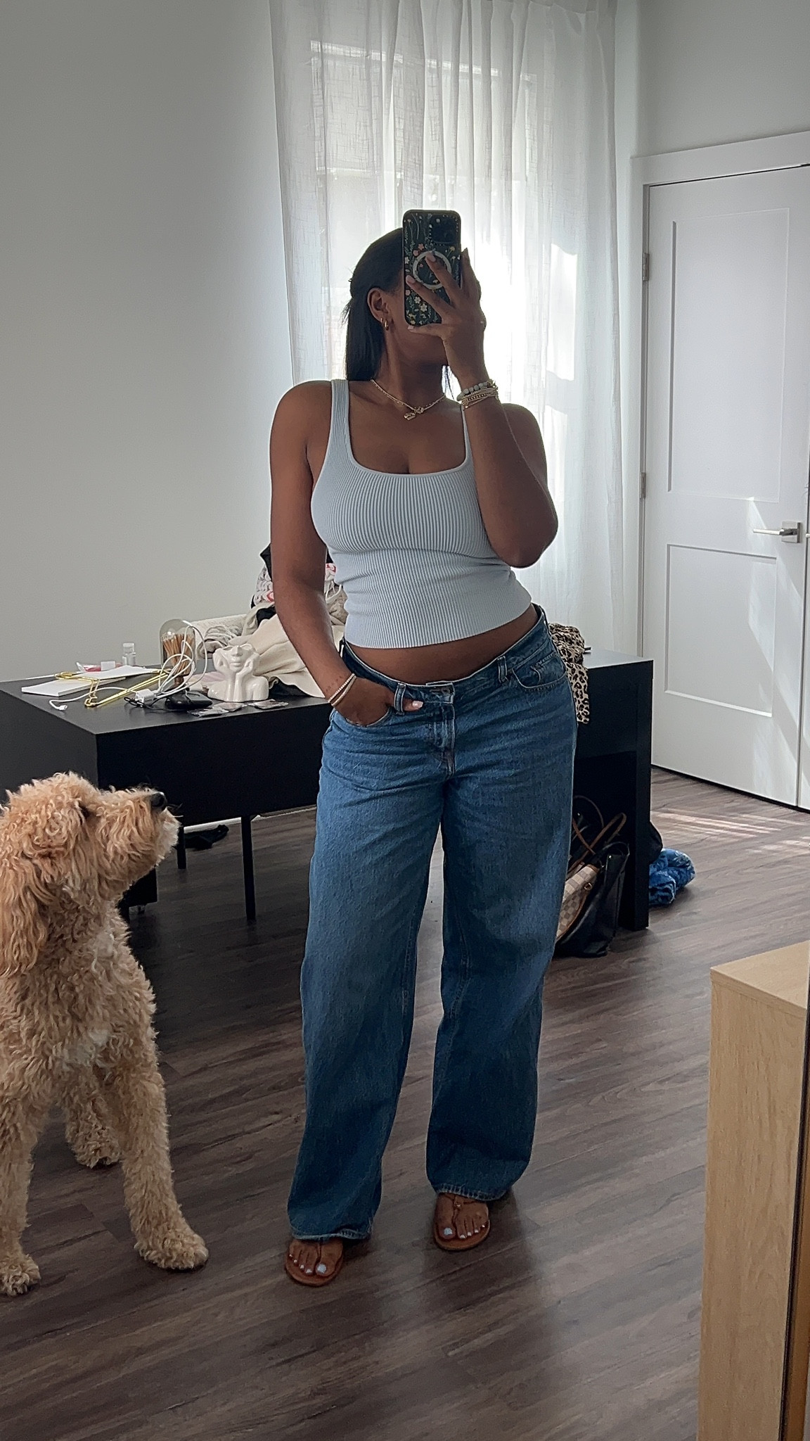 these are QUICKLY becoming my favorite + most worn pair of jeans 

#LTKStyleTip #LTKMidsize #LTKFindsUnder100