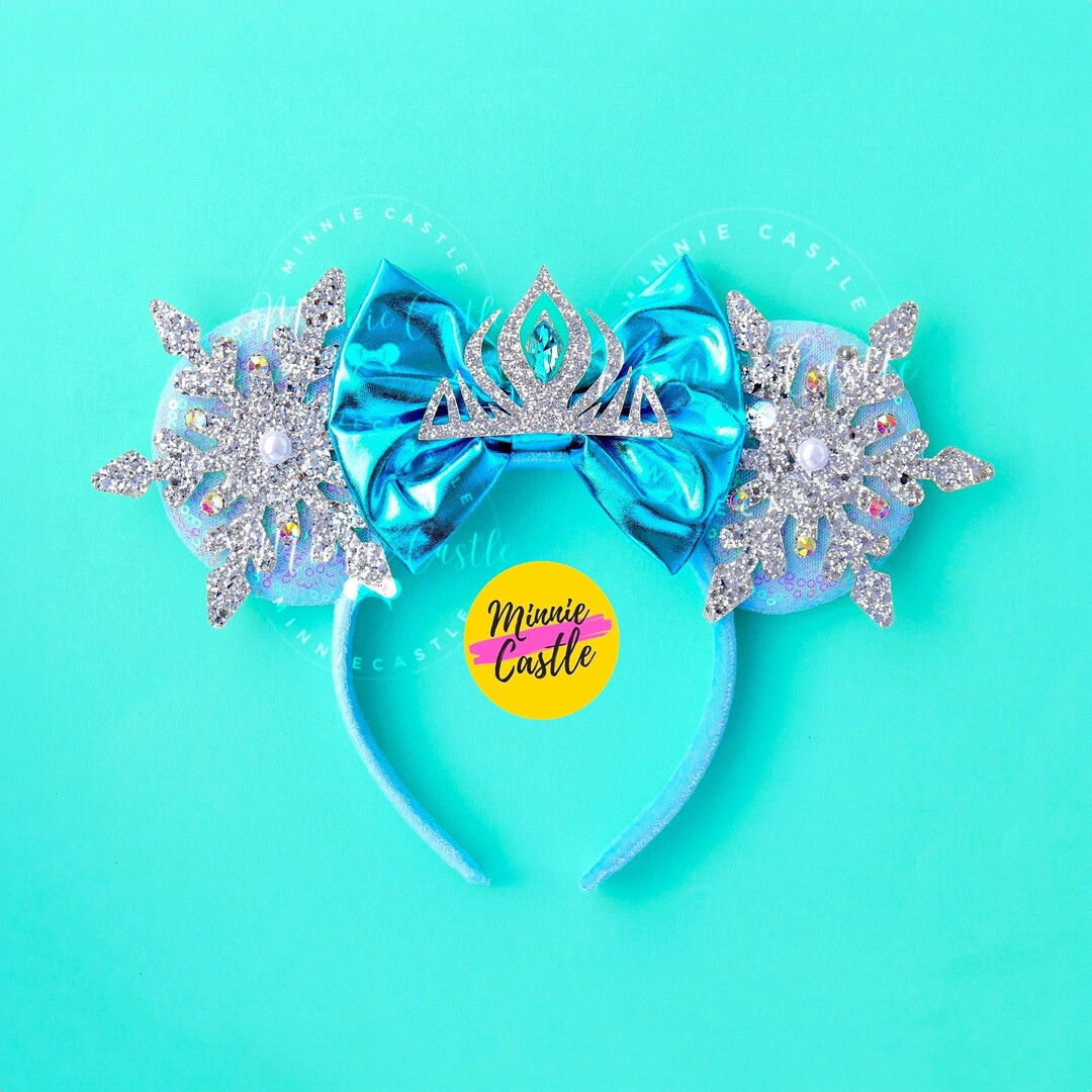 Elsa Ears, Mickey Ears, Princess Minnie Ears, Frozen Ears, Minnie Ears, Mouse Ears Headband, Mick... | Etsy (US)