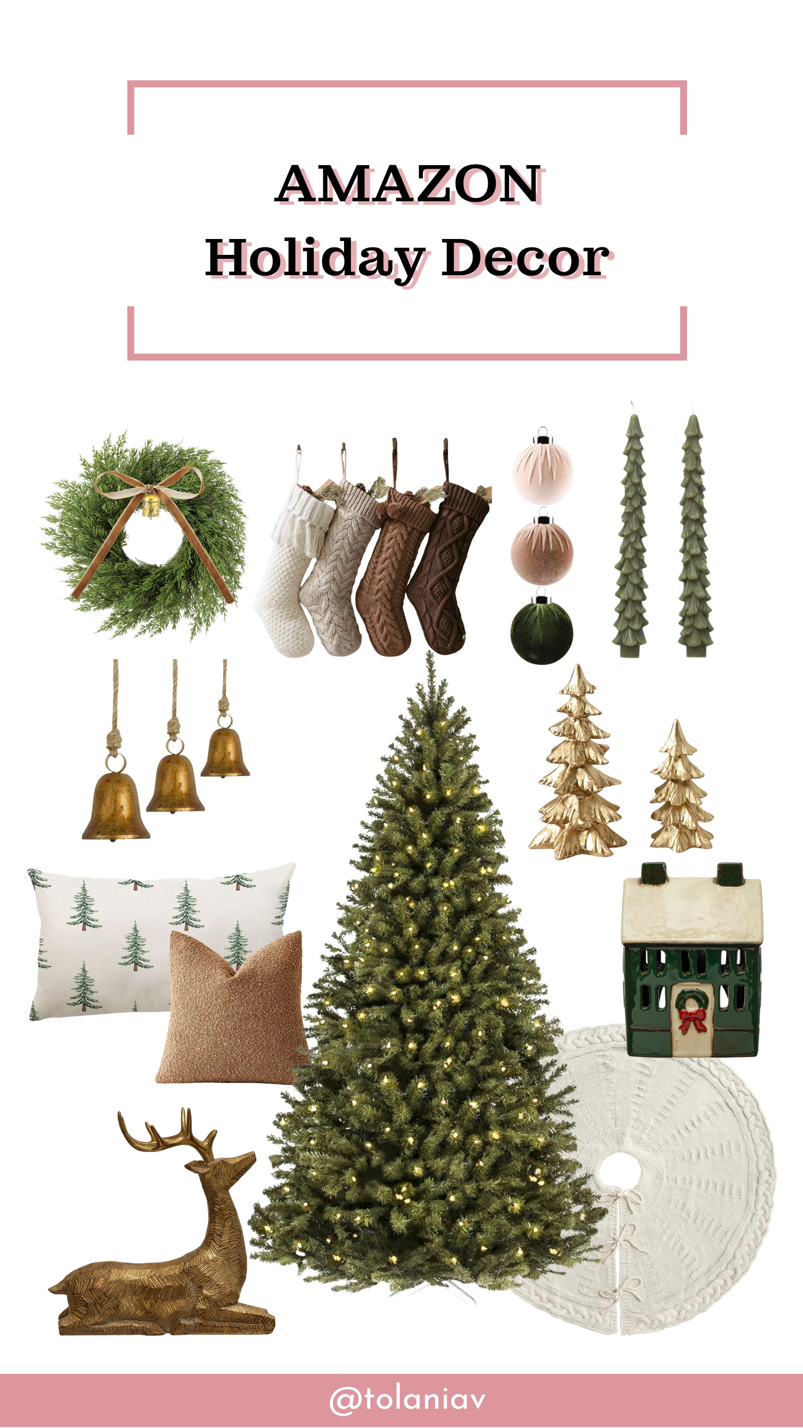 Deck the halls without the hustle! Amazon’s holiday decor is bringing all the festive vibes straight to your door. Time to make your home merry and bright! 🎄✨                            Amazon holiday decor, festive decor, Christmas decorations, holiday home decor, winter decorations, seasonal decor, home styling, Christmas vibes, cozy holiday, holiday shopping. 

 #LTKHoliday #LTKSeasonal #LTKHome