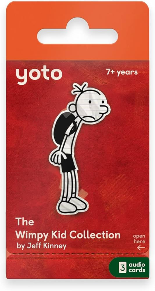 Yoto Diary of a Wimpy Kid Collection by Jeff Kinney – 3 Kids Audiobook Cards for Use Player Min... | Amazon (US)