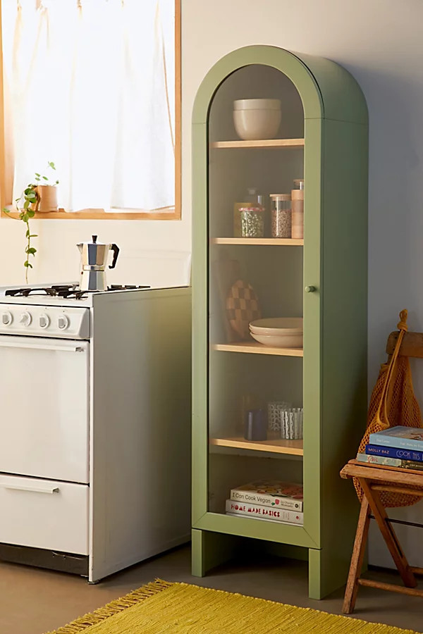 Mason Curio Cabinet in Dark Green at Urban Outfitters | Urban Outfitters (US and RoW)