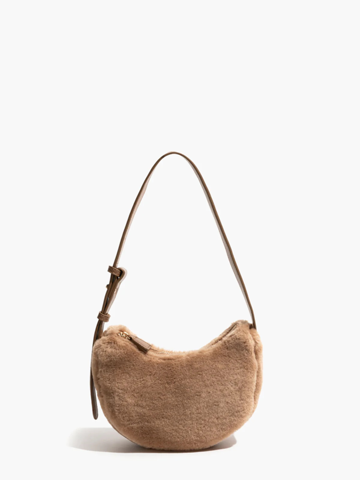 Adjustable Strap Fuzzy Armpit Bag | Commense