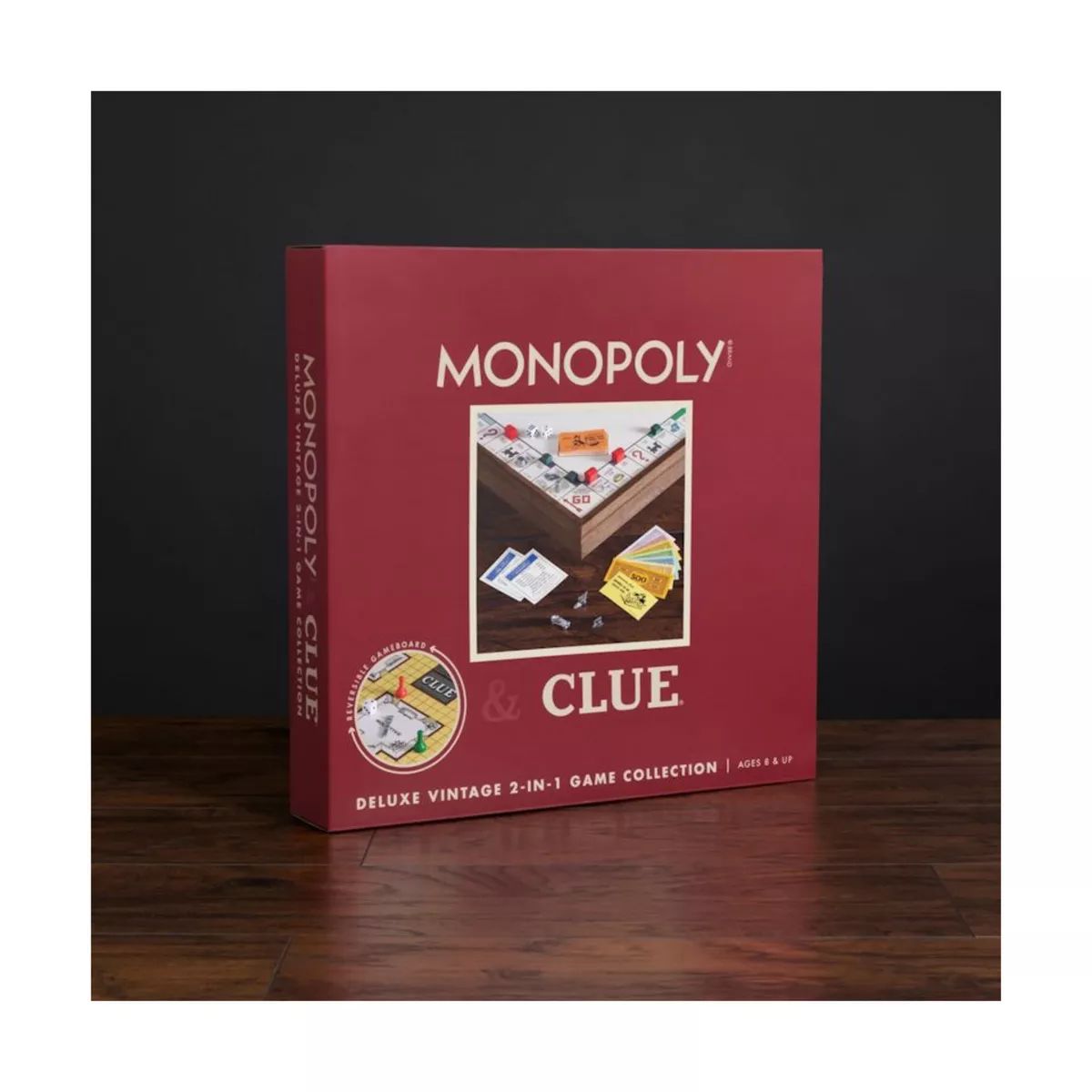 Monopoly & Clue 2-in-1 Deluxe Vintage Edition Board Game | Target