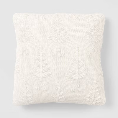 Square Tree Knit Throw Pillow - Threshold™ | Target