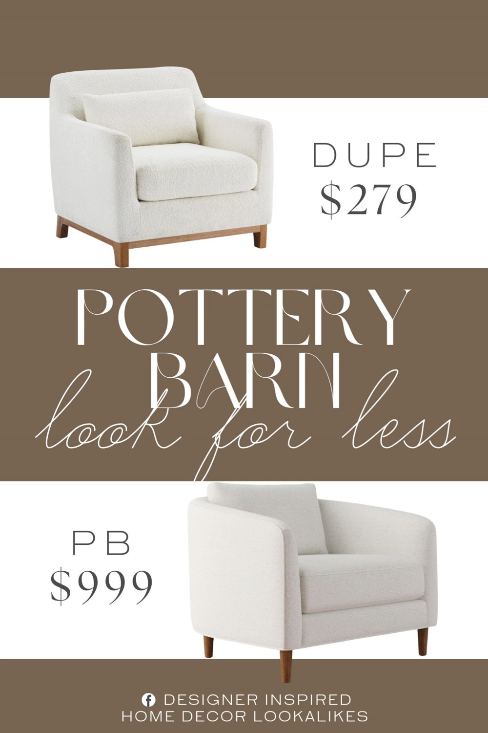 Inspired by Pottery Barn Accent Chair. Contemporary Lounge Chair. Modern Accent Armchair. Minimalist Accent Chair. Cozy Lounge Armchair. Living Room Accent Chair. Mid-Century Inspired Lounge Chair. Scandinavian Style Armchair. Plush Lounge Chair. 

Home more affordable option find copy cat similar look for less budget friendly affordable cheap cheaper beautiful pretty. Clearance sale coupon code discount code promo code luxury lookalike look a like Inspo inspiration inspired by idea ideas Love like these? I share multiple every day in my FB group.
#potterybarninspired #accentchair #loungechair #readingchair #armchair #livingroomchair #livingroominspo #furniturefinds  

 #LTKHome