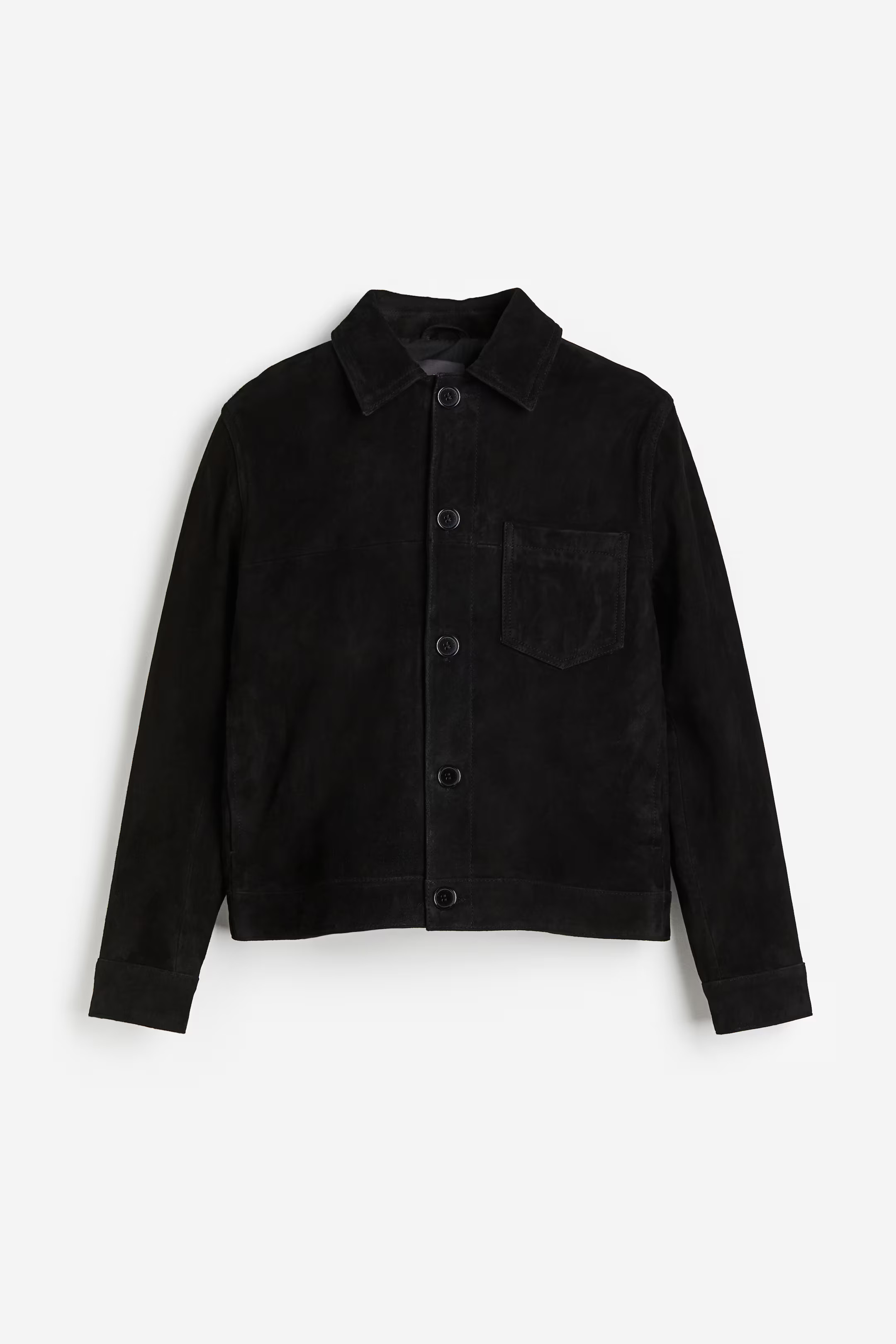 Slim Fit Suede Jacket | H&M (US + CA)