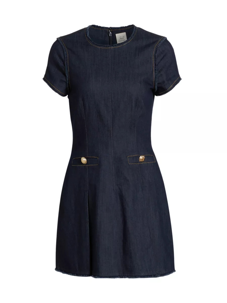 Nova Denim Sheath Minidress | Saks Fifth Avenue