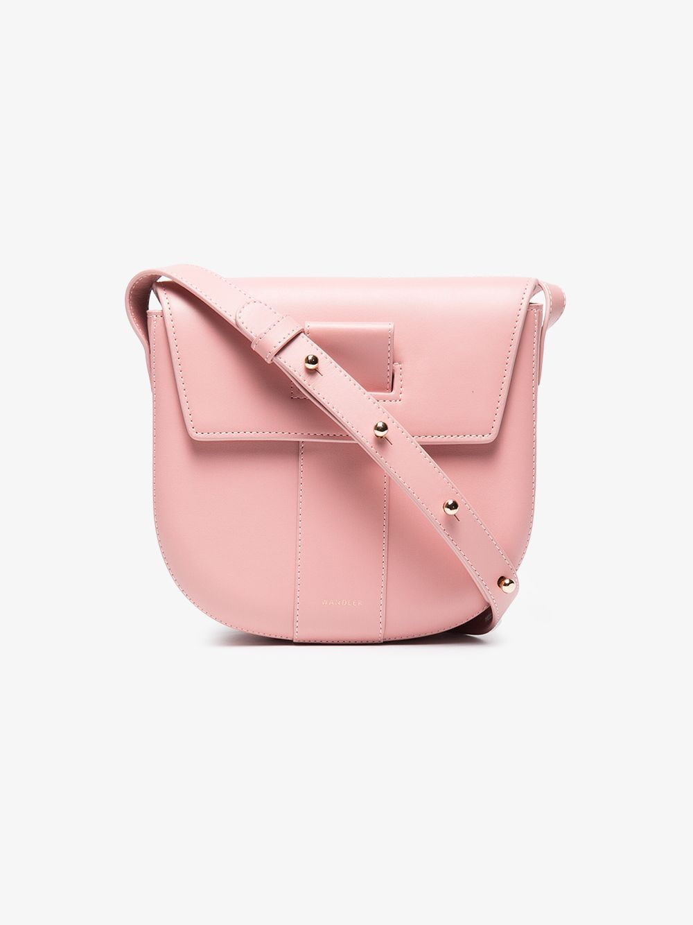 Wandler Pink Miles leather cross body bag | Browns Fashion